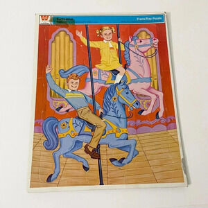 Vintage  1971 Family Affair Television Show Whitman Frame Tray Puzzle